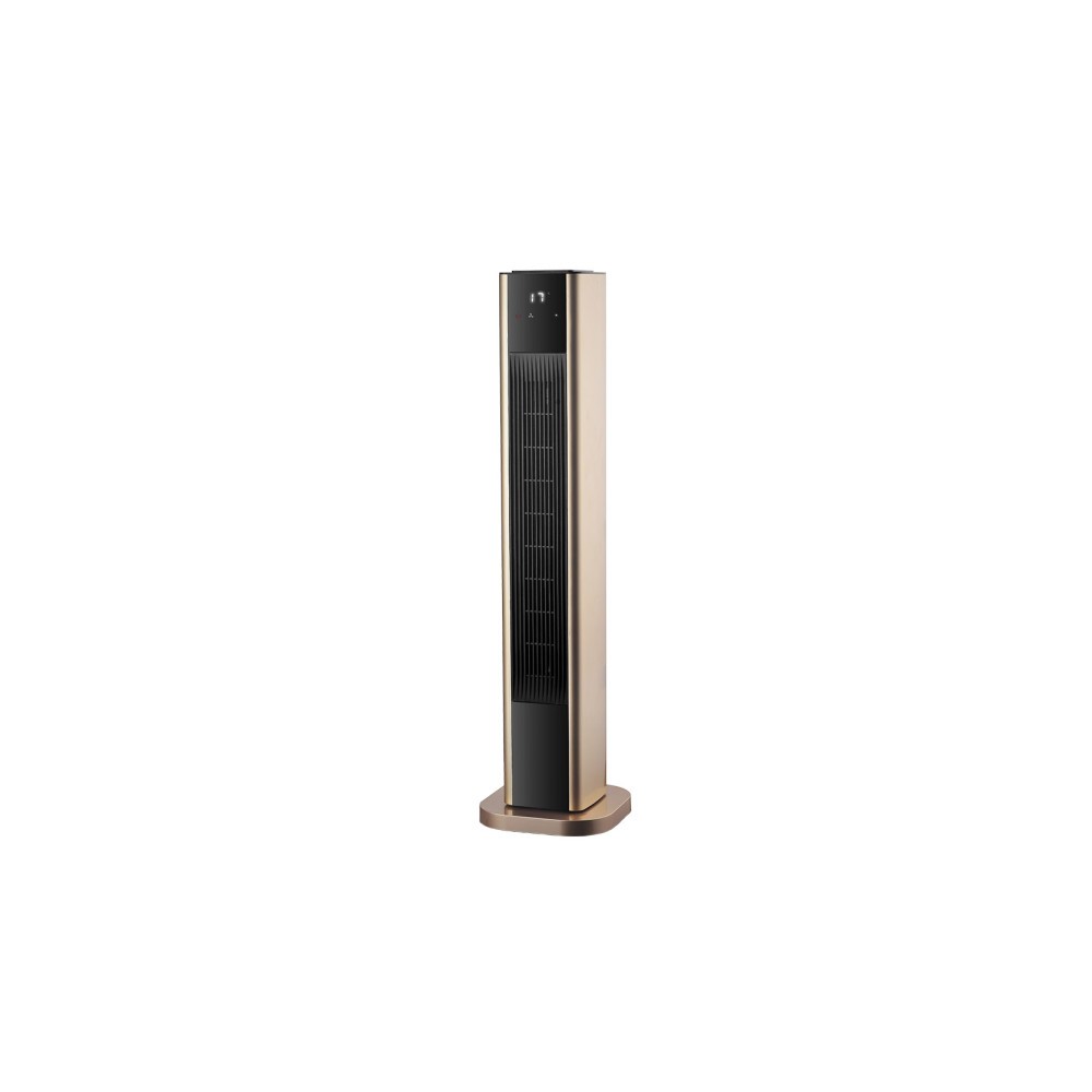 Termoventilador ceramico vertical dorado 22cm