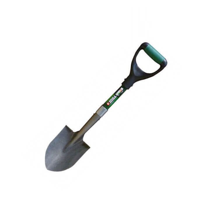 Mini pala compacta - acero - negra - 69 cm
