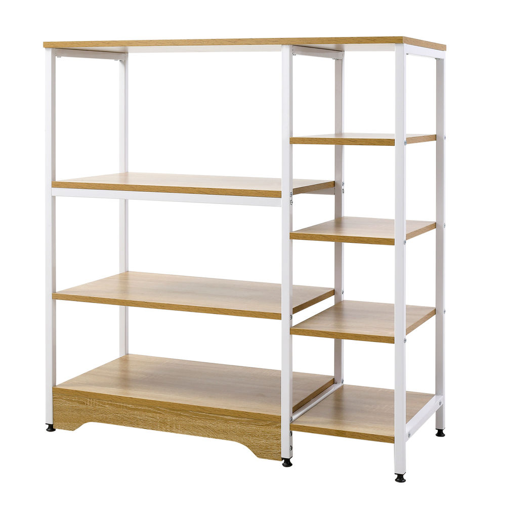 Estante de cocina 90x40x95 cm color marrón Homcom, hogar - cocina