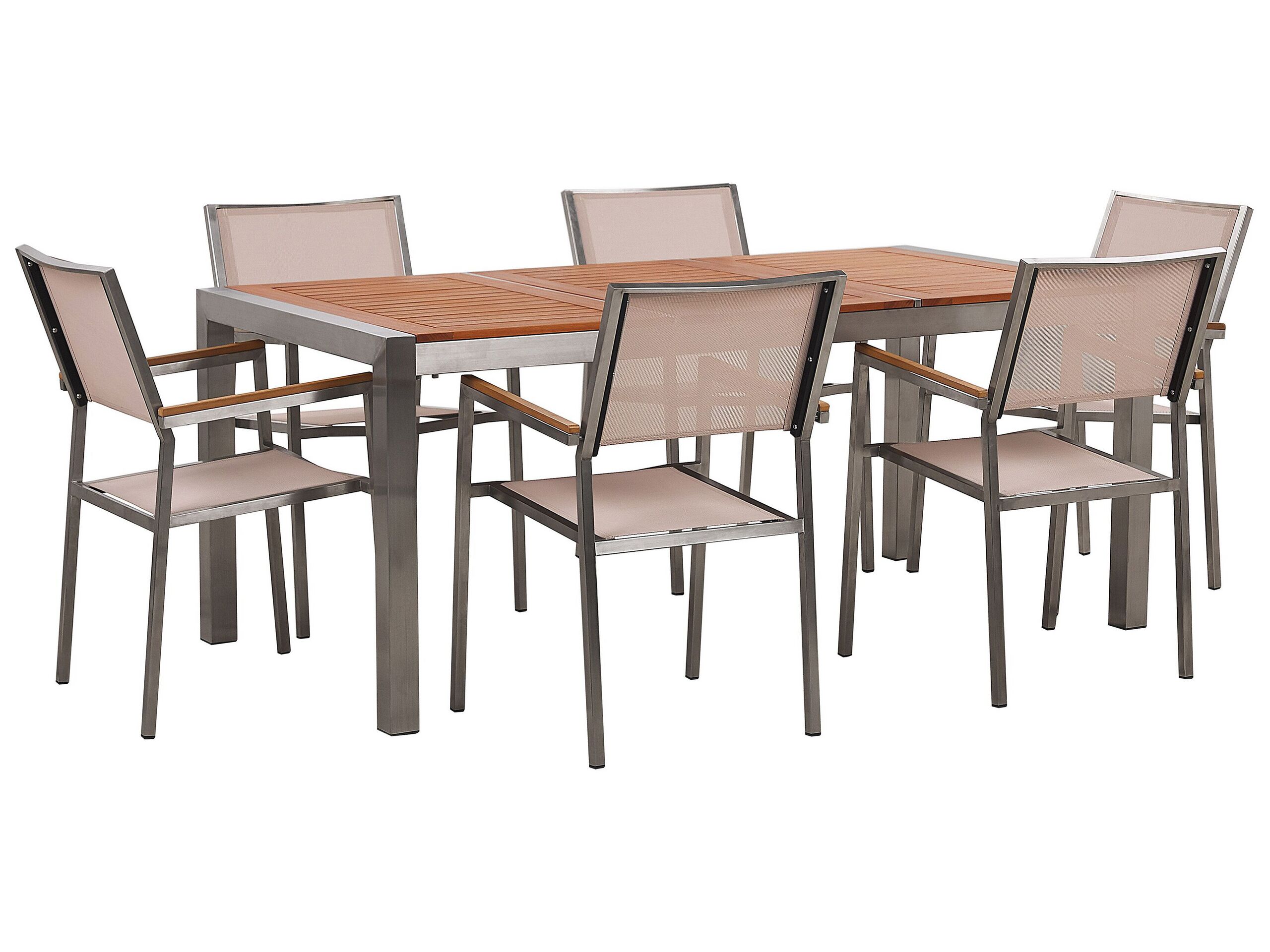 Conjunto de comedor beige grosseto