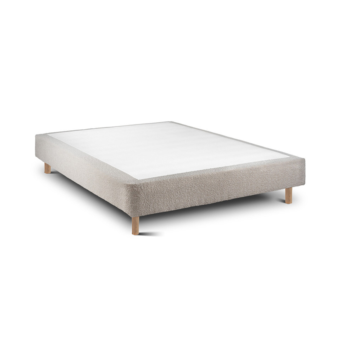 Base de cama rígida 20 ascot pearl 190 x 80 cm altura 35 cm indream