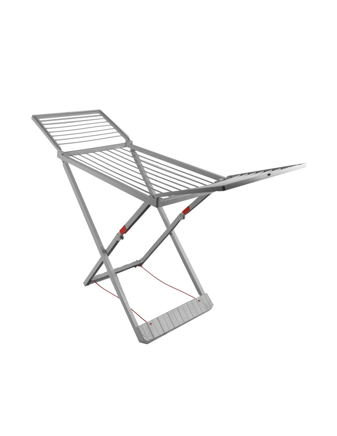 Plegable | gris | tendedero plegable de resina con alas, 20m | incluye 20
