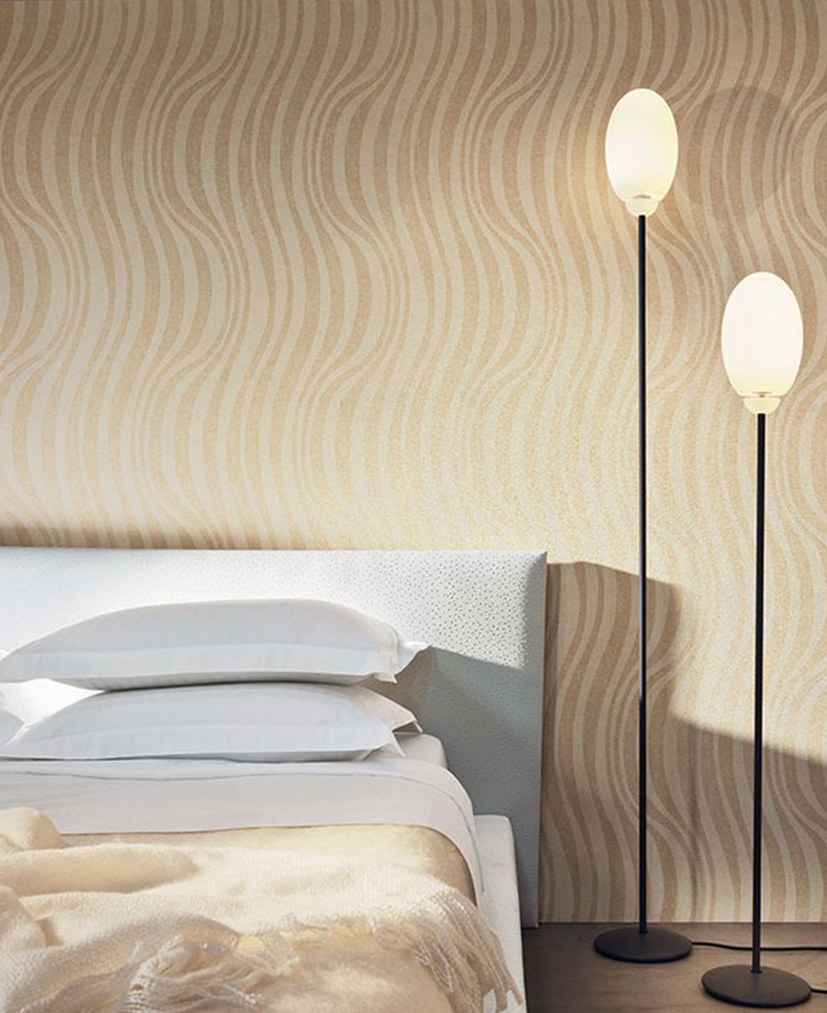 Papel pintado gaulan lavable con rayas onduladas con textura en 7.04m²