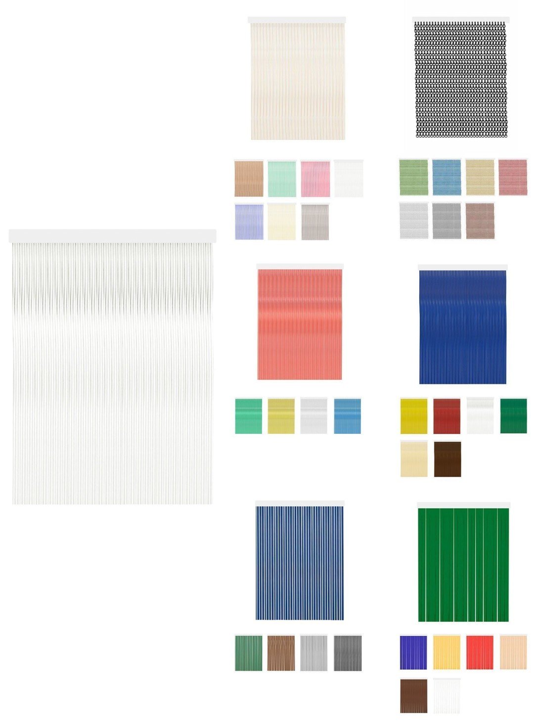 90 x 240 cm | karla - blanca | cortinas de exterior impermeables – cort -