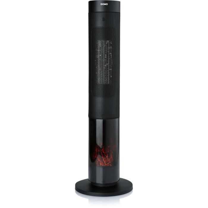 Calefactor cerámico efecto fuego de leña - 2000 w - domo - do7345h - 83,5 c