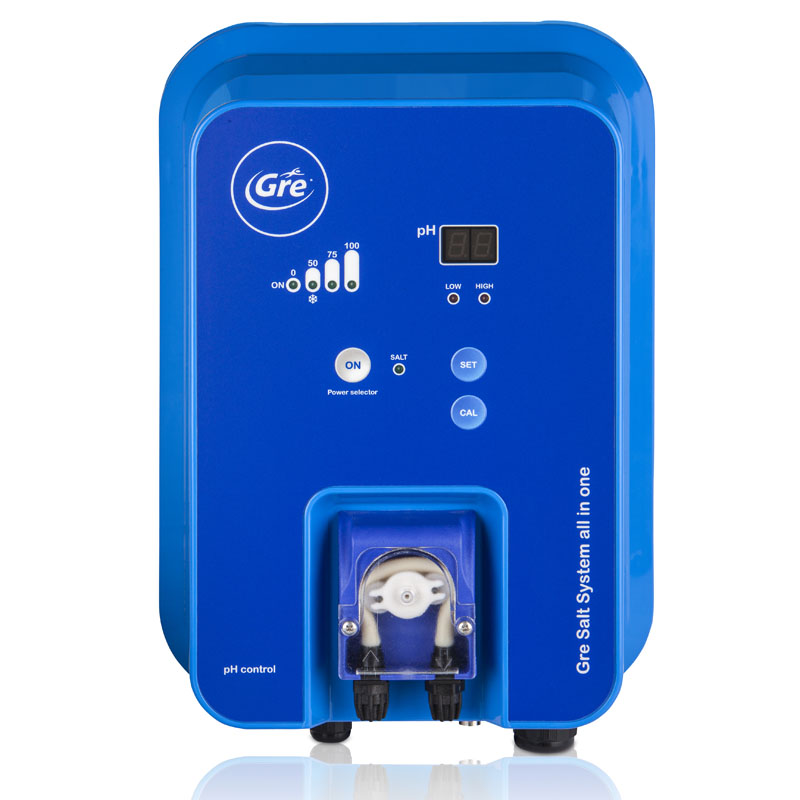 Electrólisis y regulador de ph para piscinas de hasta 60 m³ premium