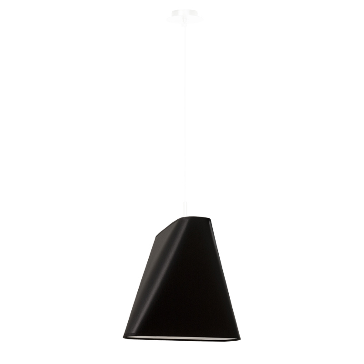 Candelabro blum 1 negro tela/acero 28x128x28cm