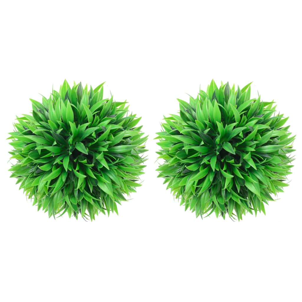 vidaXL bolas de boj artificial 2 unidades 20 cm