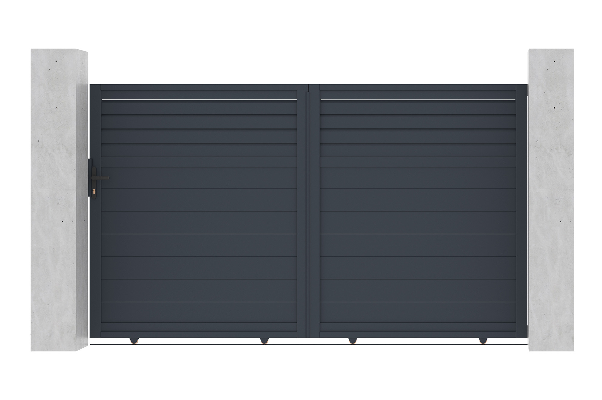 Puerta corredera de aluminio 3m carpatia a.180cm