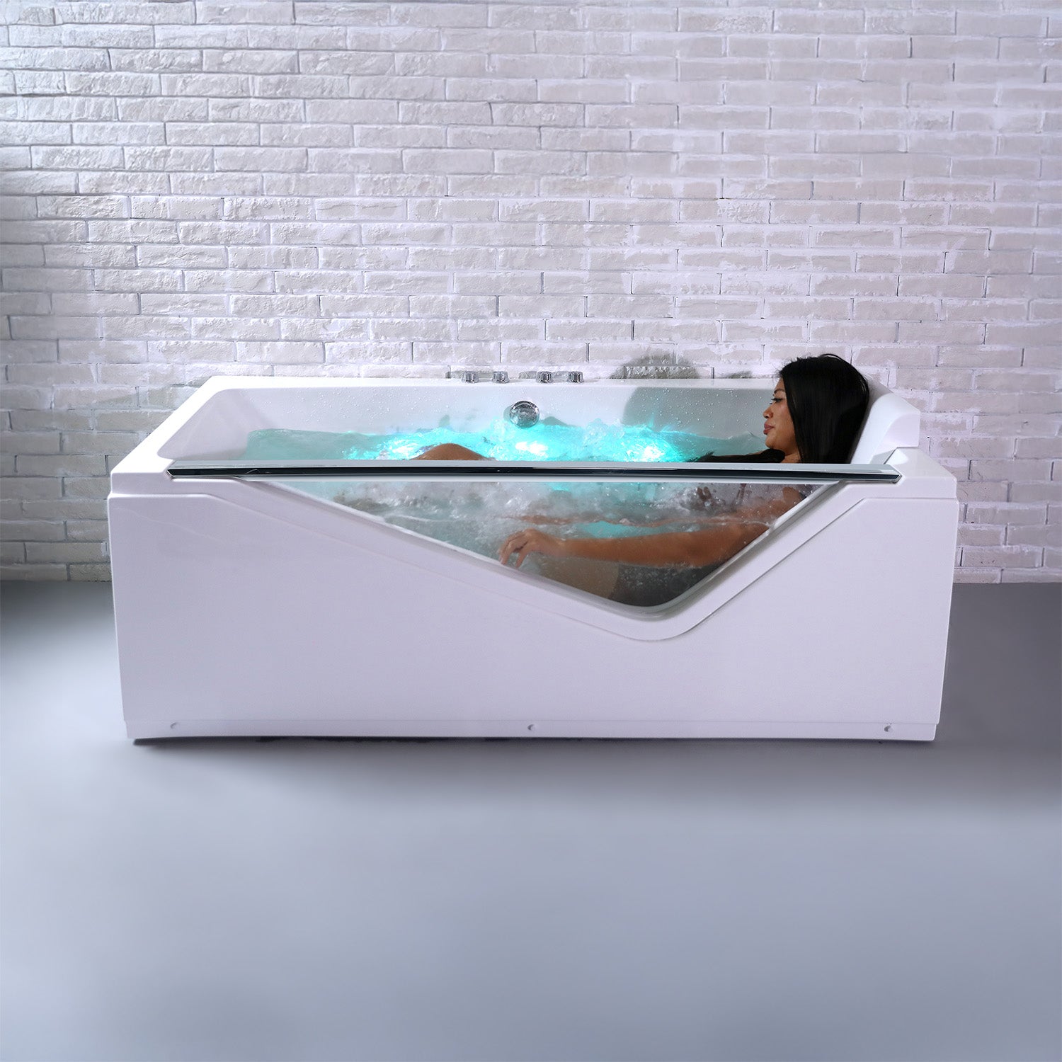 Bañera de hidromasaje indra wave 170 x80 x63 cm, spalina
