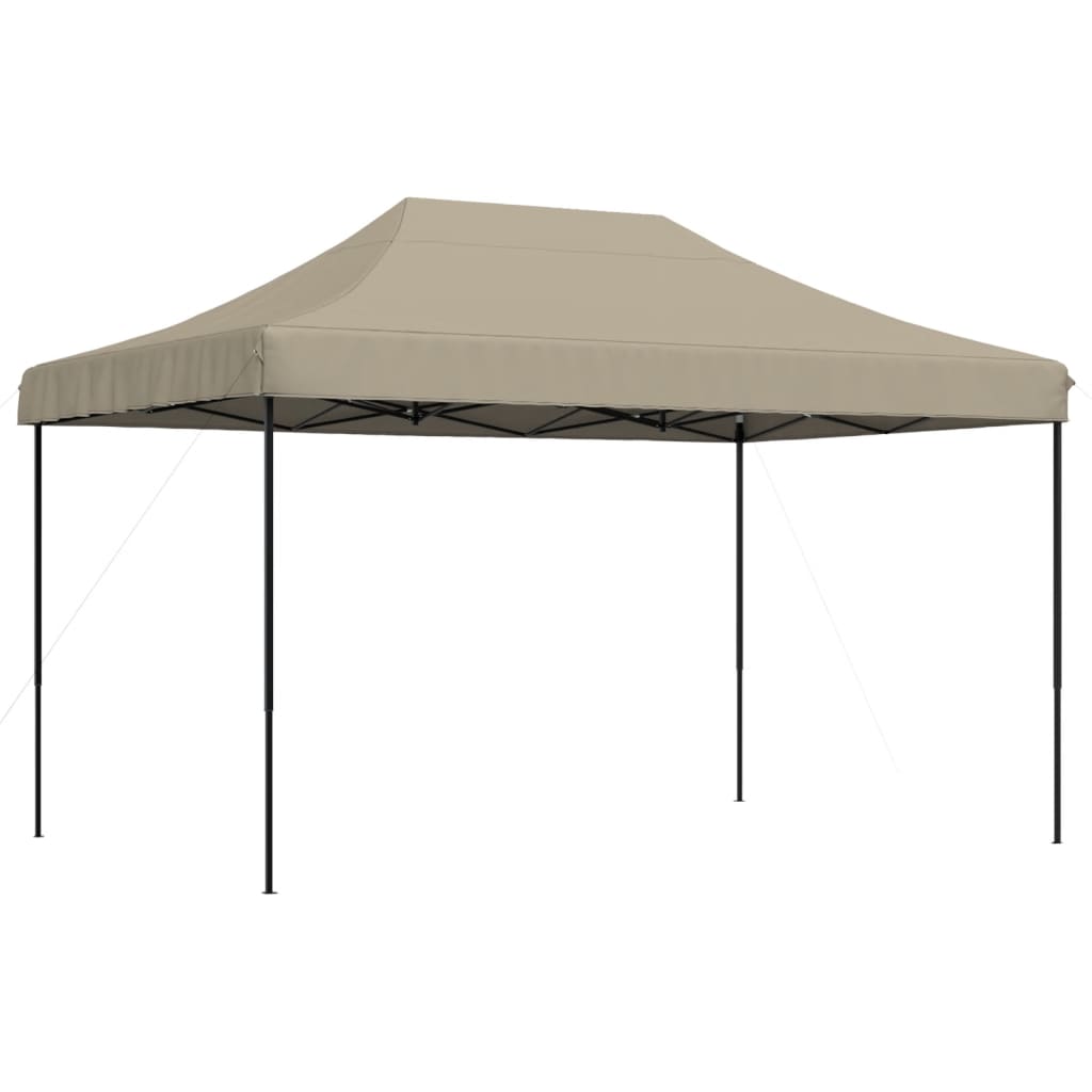 vidaXL tienda de fiesta plegable pop-up taupe 440x292x315 cm