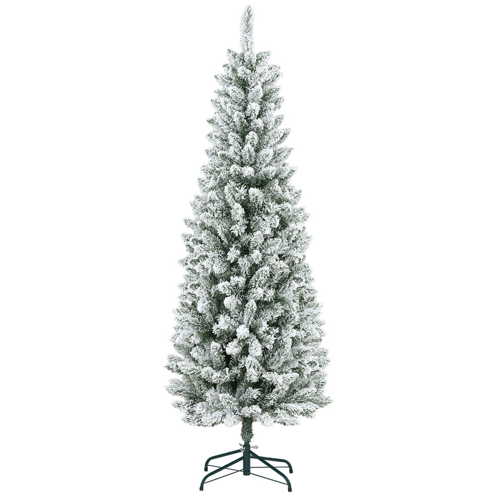 Árbol de navidad 65x65x182.9 cm plástico, metal color verde Homcom