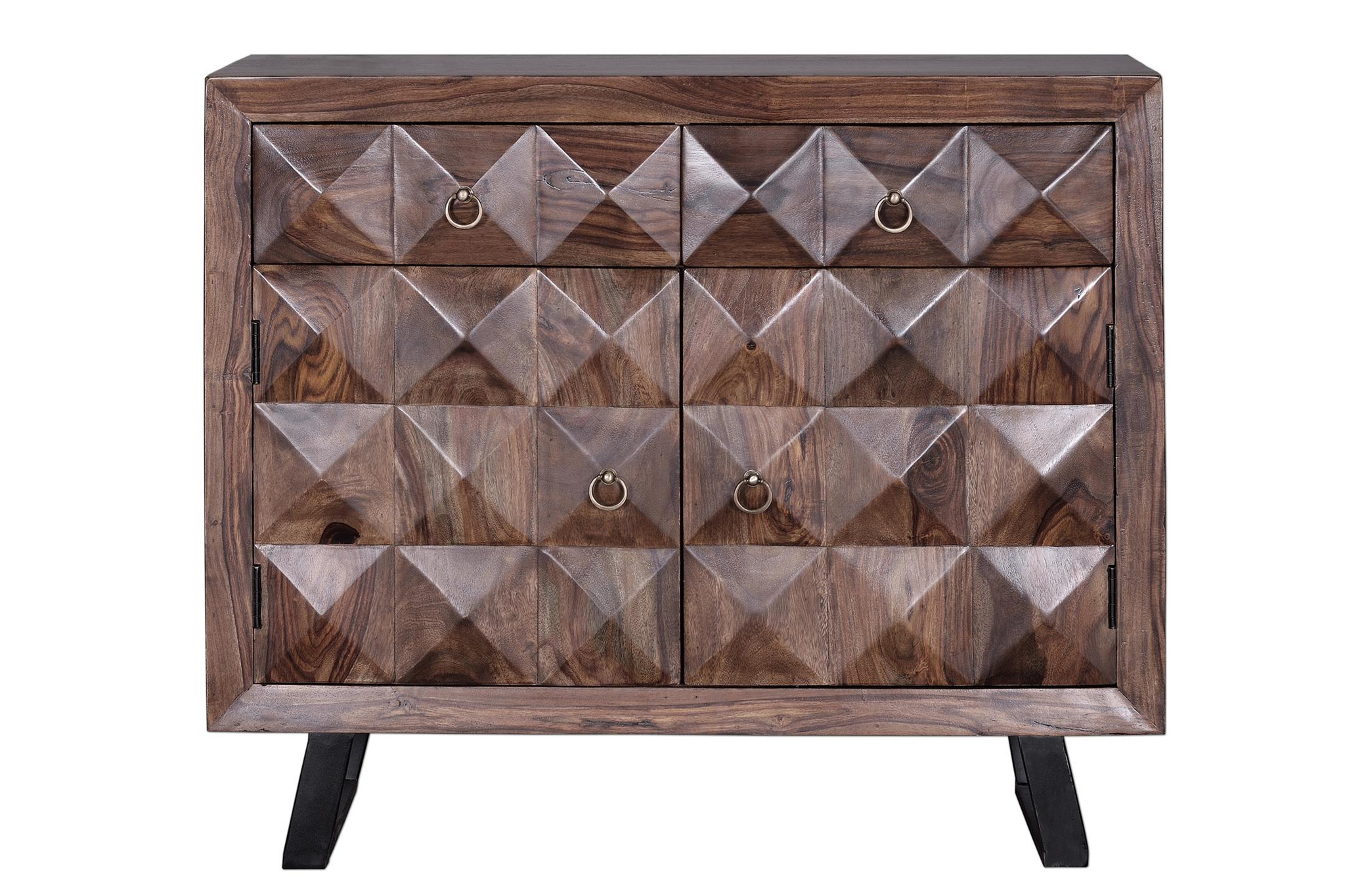 Cómoda de madera de palisandro en color cerezo 100 cm