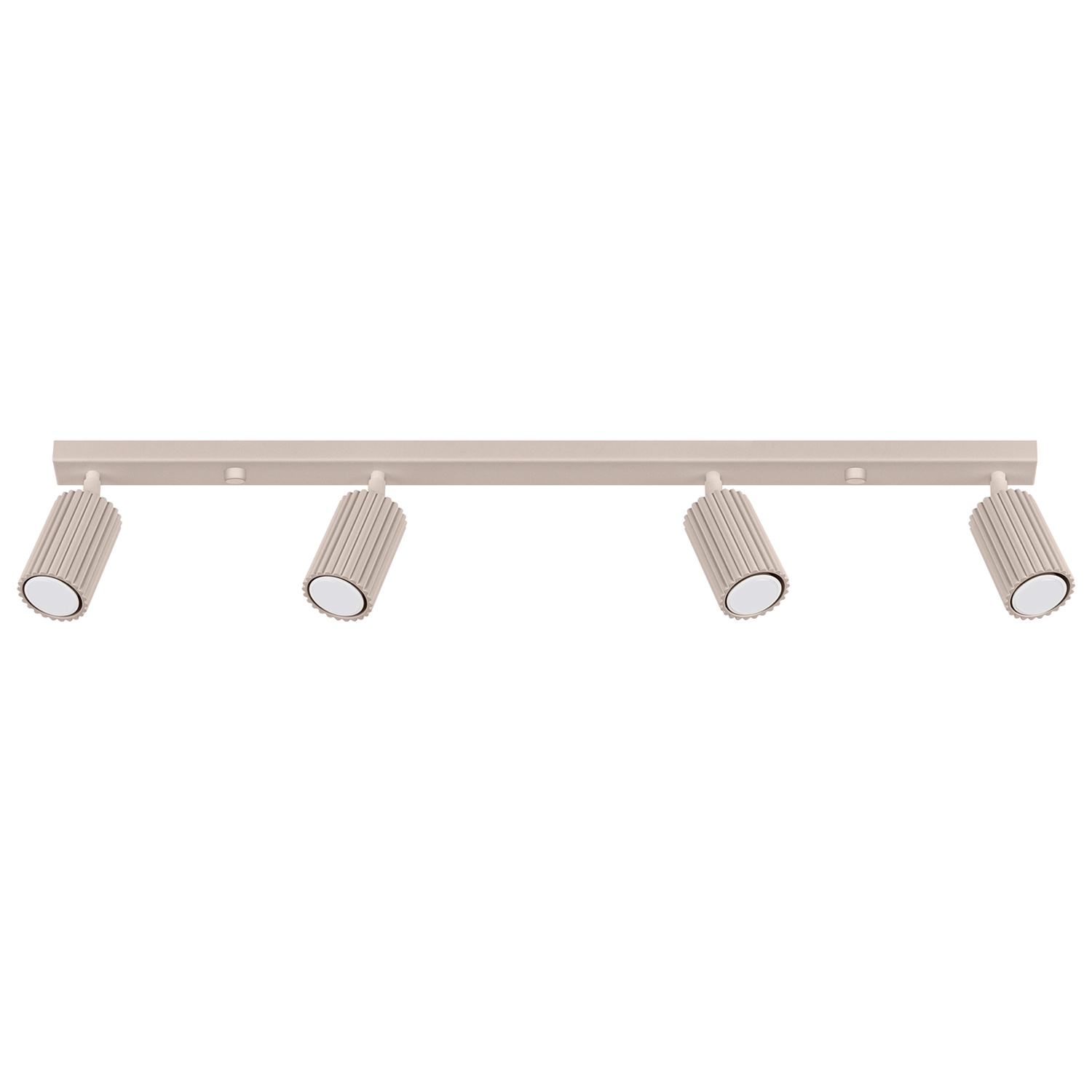 Lámpara de techo karbon 4 gris pardo aluminio 81x16.5x6.5cm