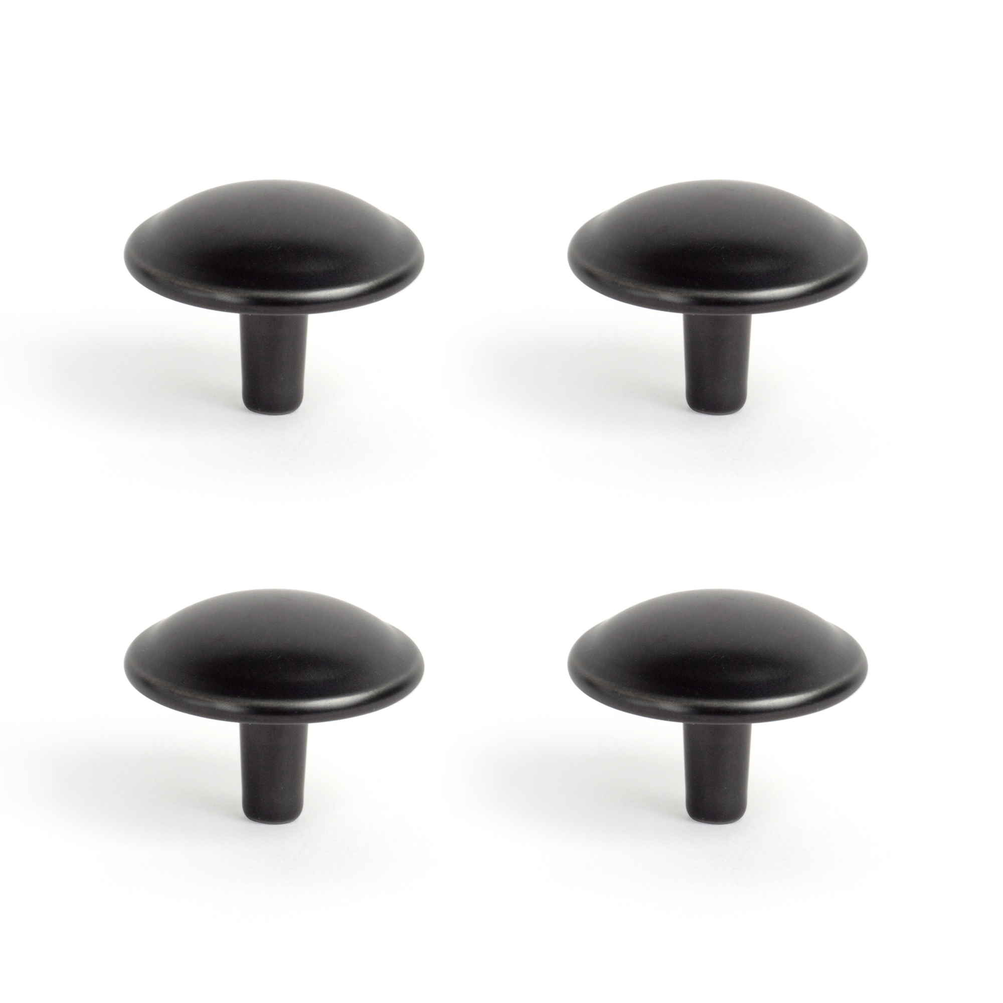 Pomo para mueble rei 3118 | 31x31x24 mm | regaliz | 4 uds. | zamak