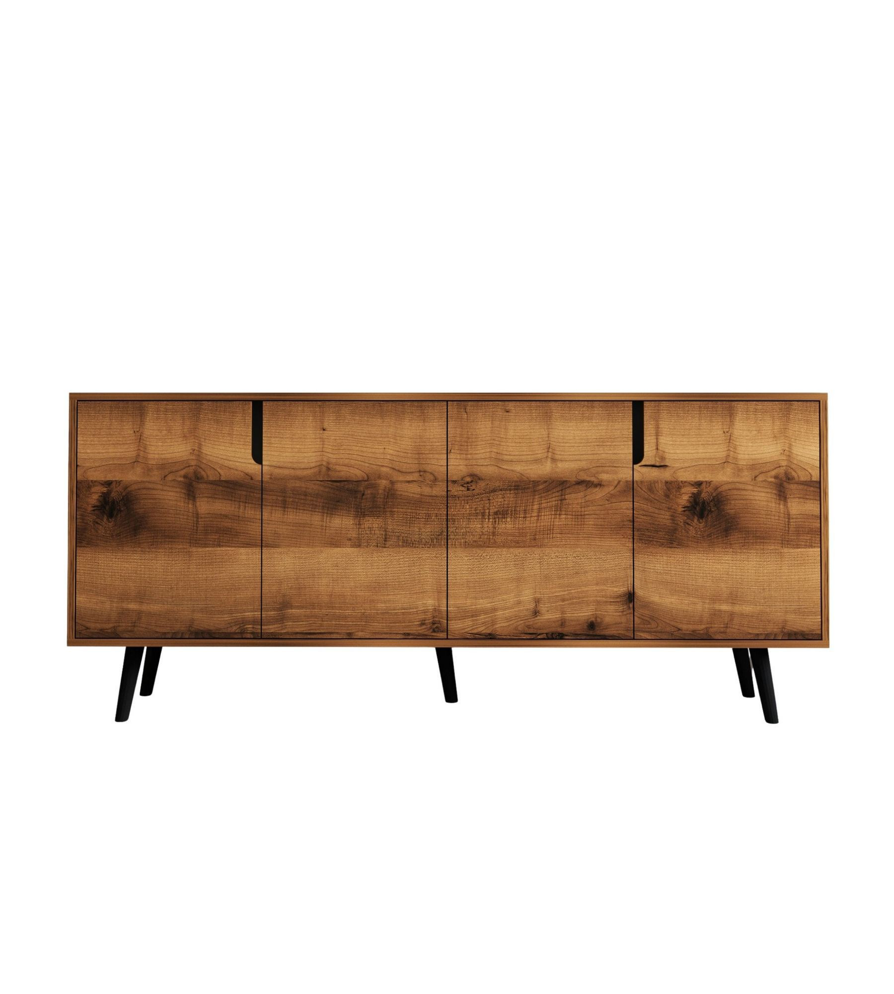 Aparador de madera <<latina>> - 180 x 45 x 80 cm - marrón