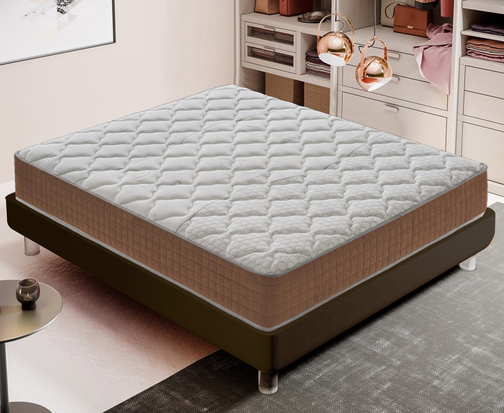 Colchón 90x190 muelles viscoelástico 25 cm de altura 9 zones