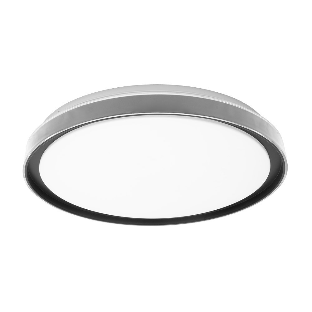 Plafón 60w 3000-4200-6500k blanco negro 7x50x50cm 5400lm con remoto bianca