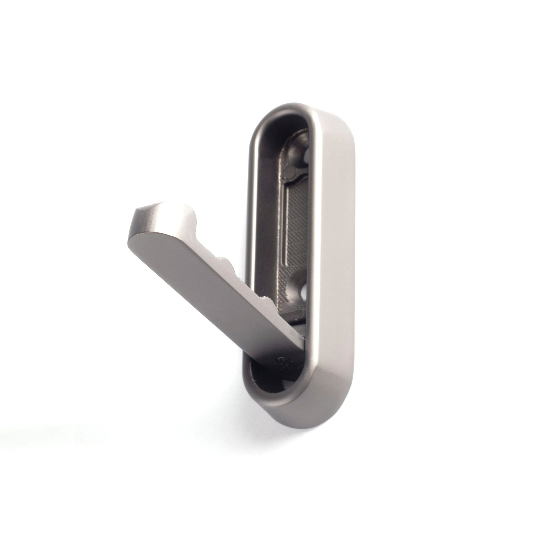 Colgador de pared rei c8726 | 23x72x12 mm | gris titanio
