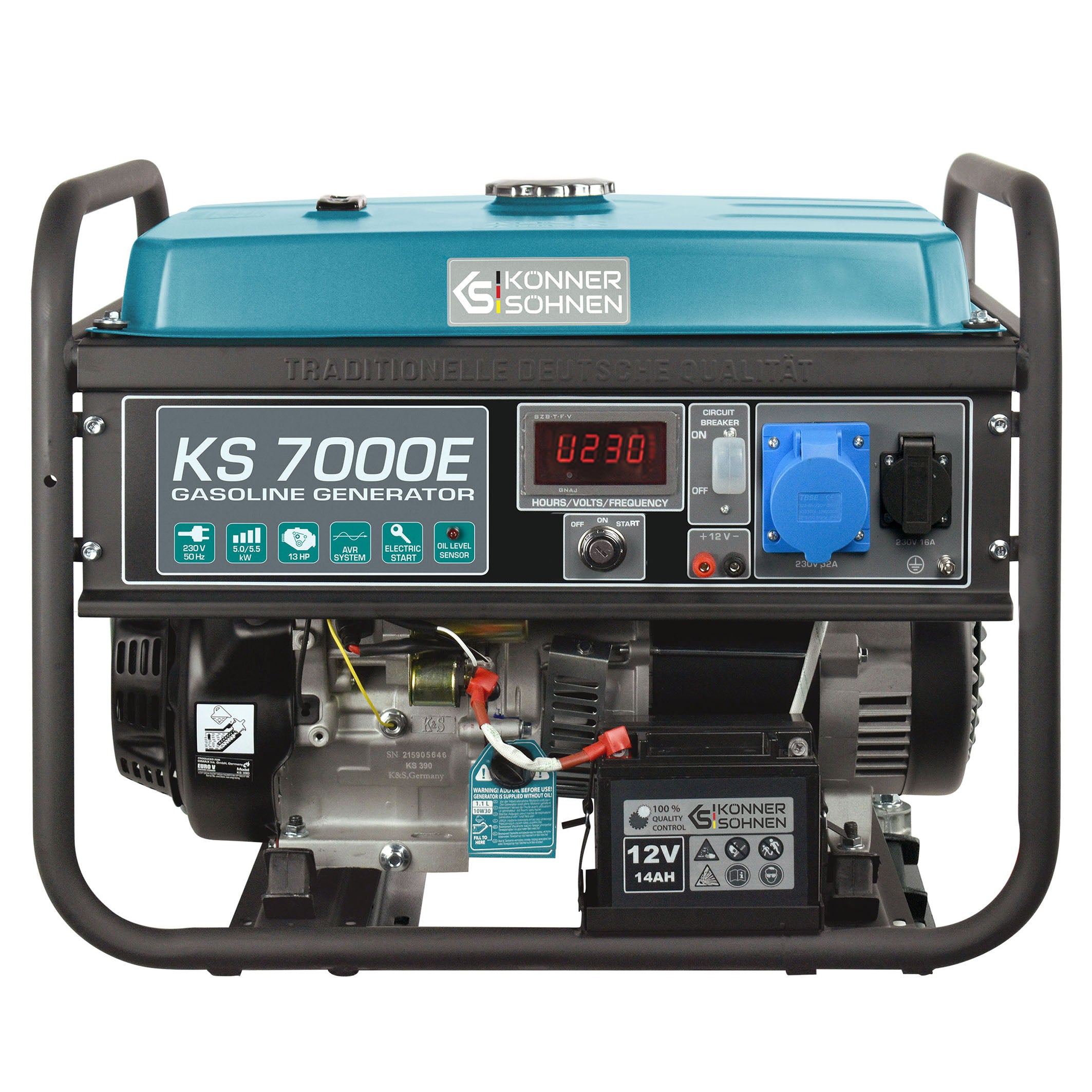 Generador gasolina Könner & Söhnen KS 7000E monofásico 5500W