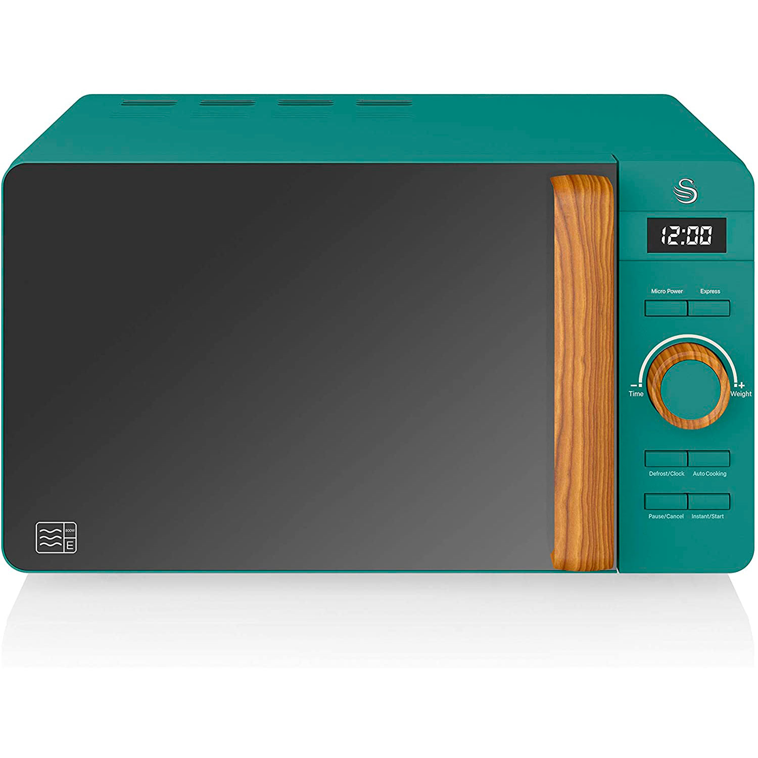 Nordic microondas digital, 20l, 6 niveles, te swan sm22036greneun verde 800