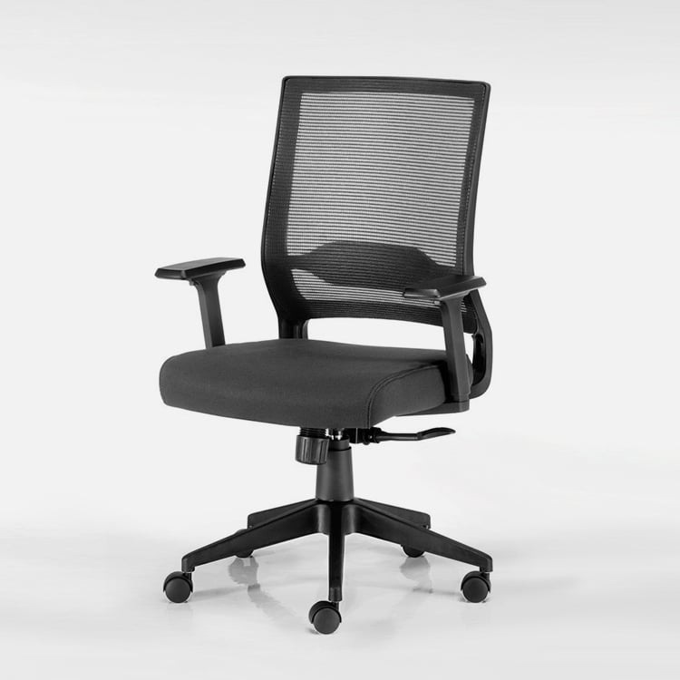 Silla giratoria euromof sidney | black edition ergonómica