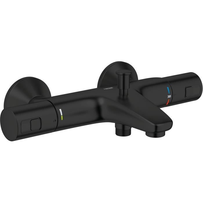 Mezclador termostático para baño/ducha 1/2" - grohe precision start - negro