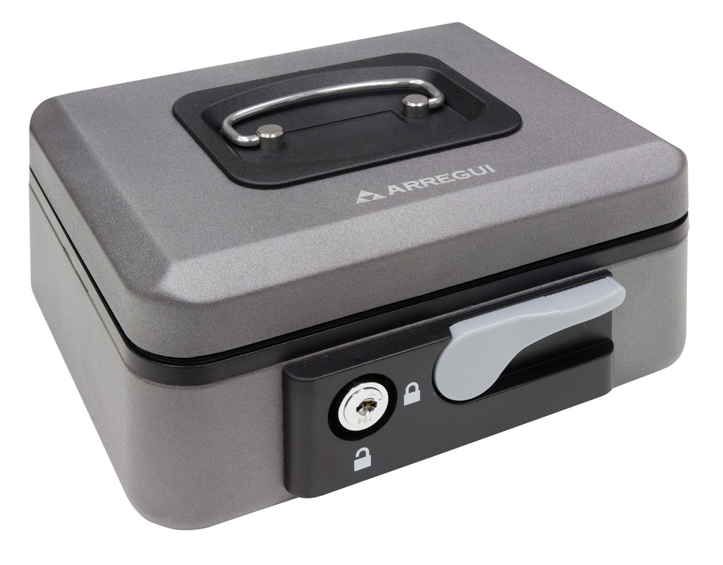 Arregui popup c9726 caja caudales con llave y pulsador, bandeja, 20 cm
