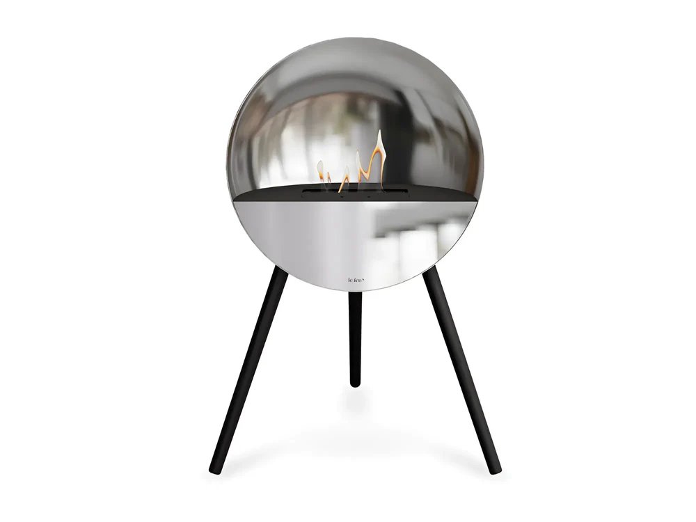 Chimenea de bioetanol Eye Silver 1