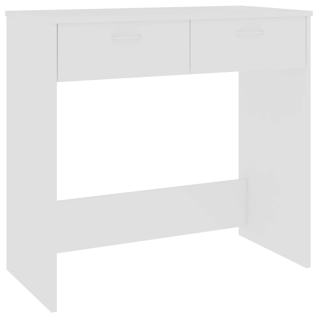 vidaXL escritorio de madera contrachapada blanco 80x40x75 cm