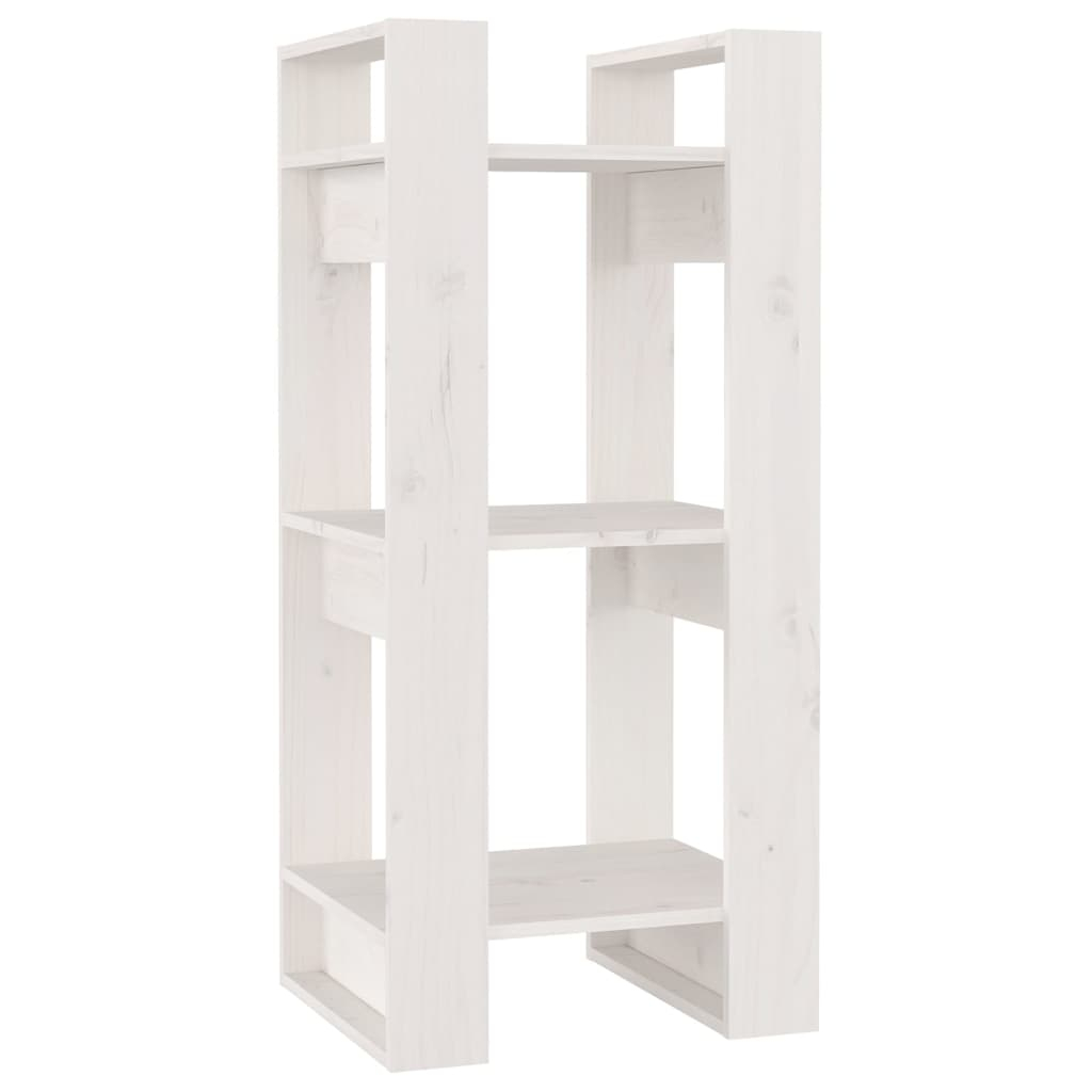 vidaXL estantería/divisor de espacios madera pino blanco 41x35x91 cm