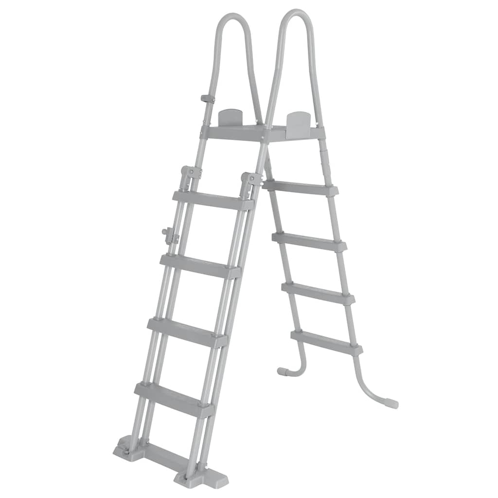 Bestway escalera de seguridad para piscina 4 peldaños flowclear 132 cm