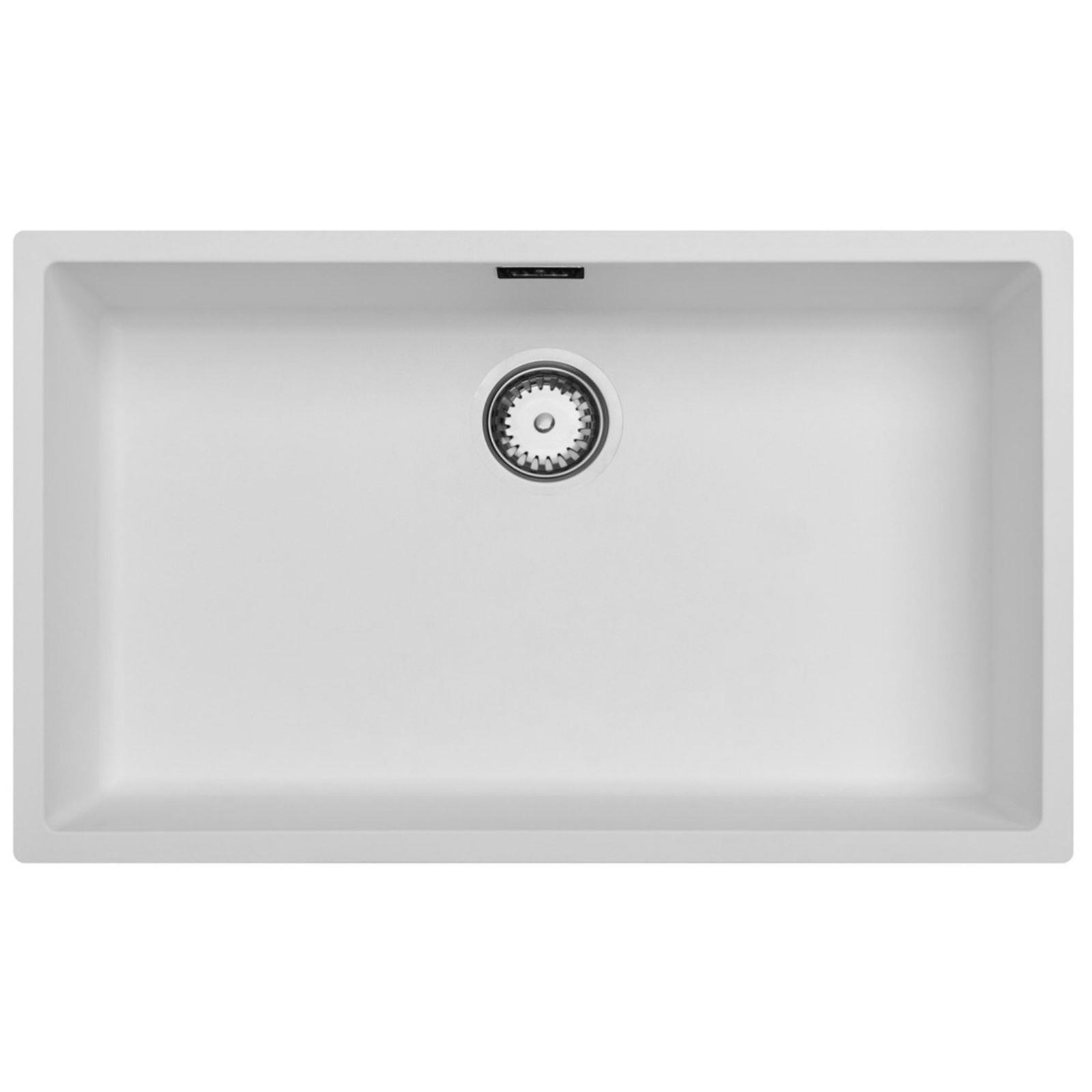Luquicina ld740wh fregadero blanco 1 seno sin escurridor composite bio