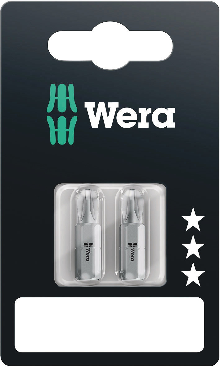 Punta pozidriv 855/1 z pz 3 x 25 mm sb wera 05073310001