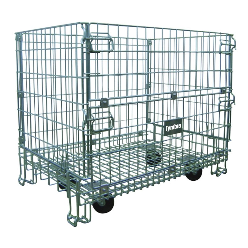 Contenedor de rejilla plegable 1.200x840mm c\ruedas TYMBIA