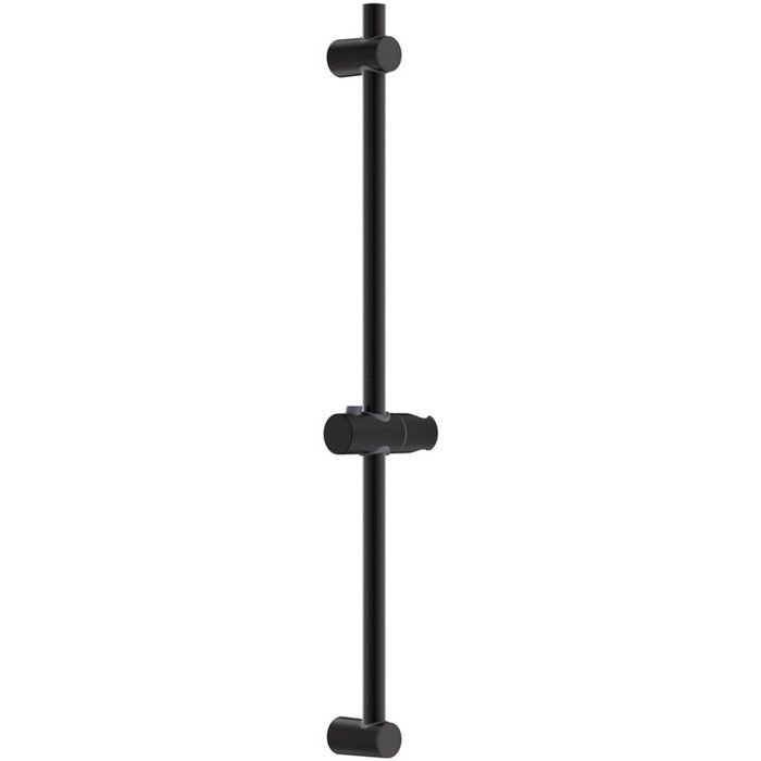 Barra de ducha - derw - max - sujeción ajustable - acero inoxidable - negro