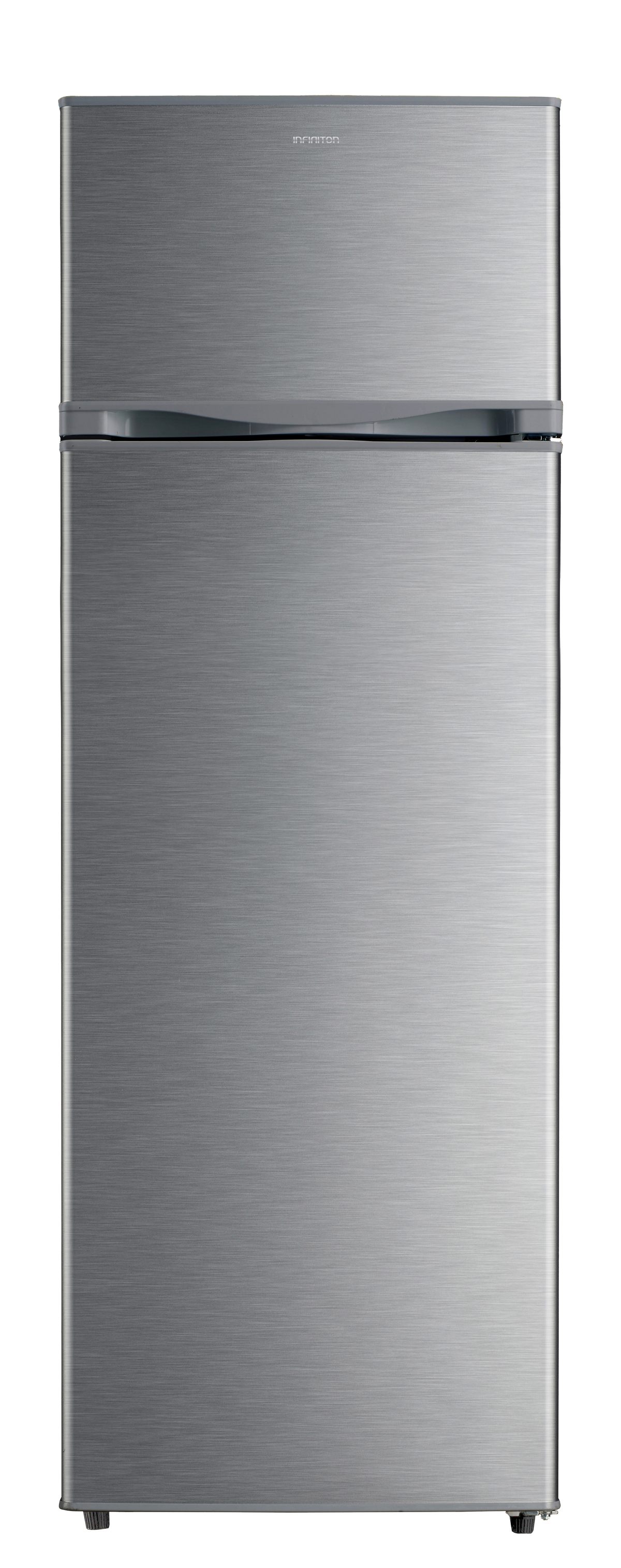 Frigorifico dos puertas infiniton fg-239d16xev2, 239 l, 160 cm, inox, e