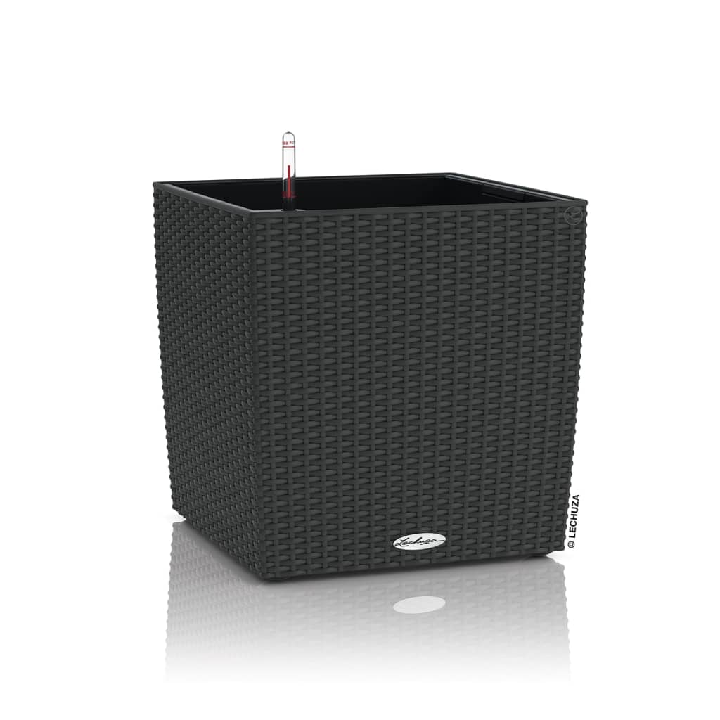 Lechuza macetero cube cottage 30 all-in-one color granito