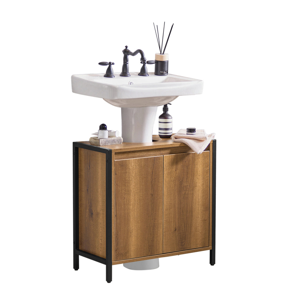 Mueble para debajo del lavabo 1 estante bzr63-ii-pf sobuy