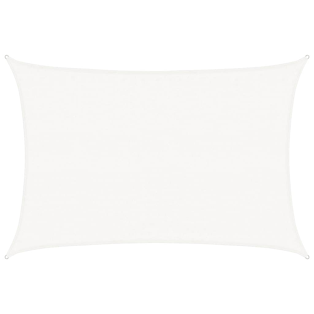 Toldo de vela blanco hdpe 160 g/m² 3,5x4,5 m
