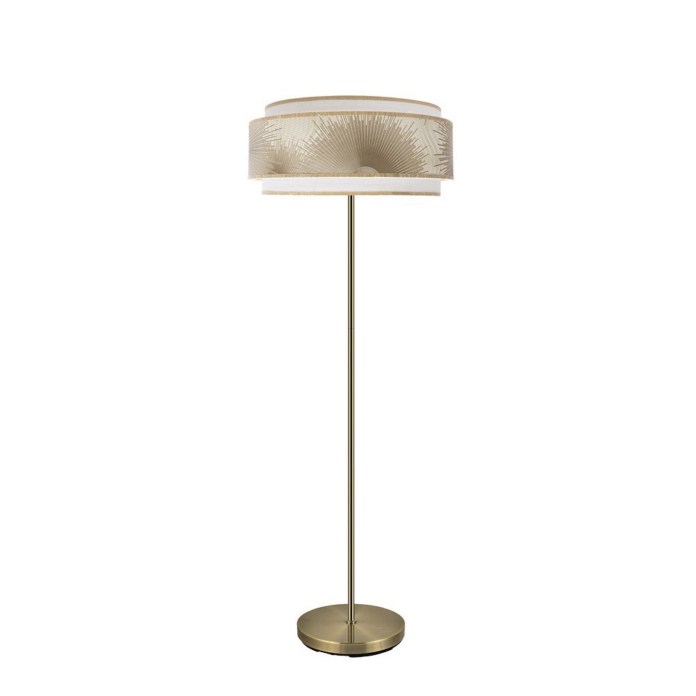 Lampara de pie nepal dorado 40cm