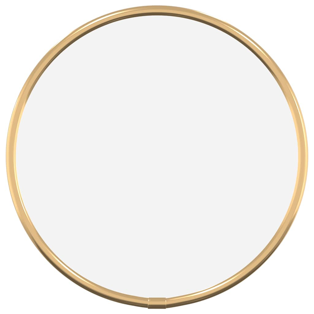 vidaXL espejo de pared redondo dorado ø20 cm