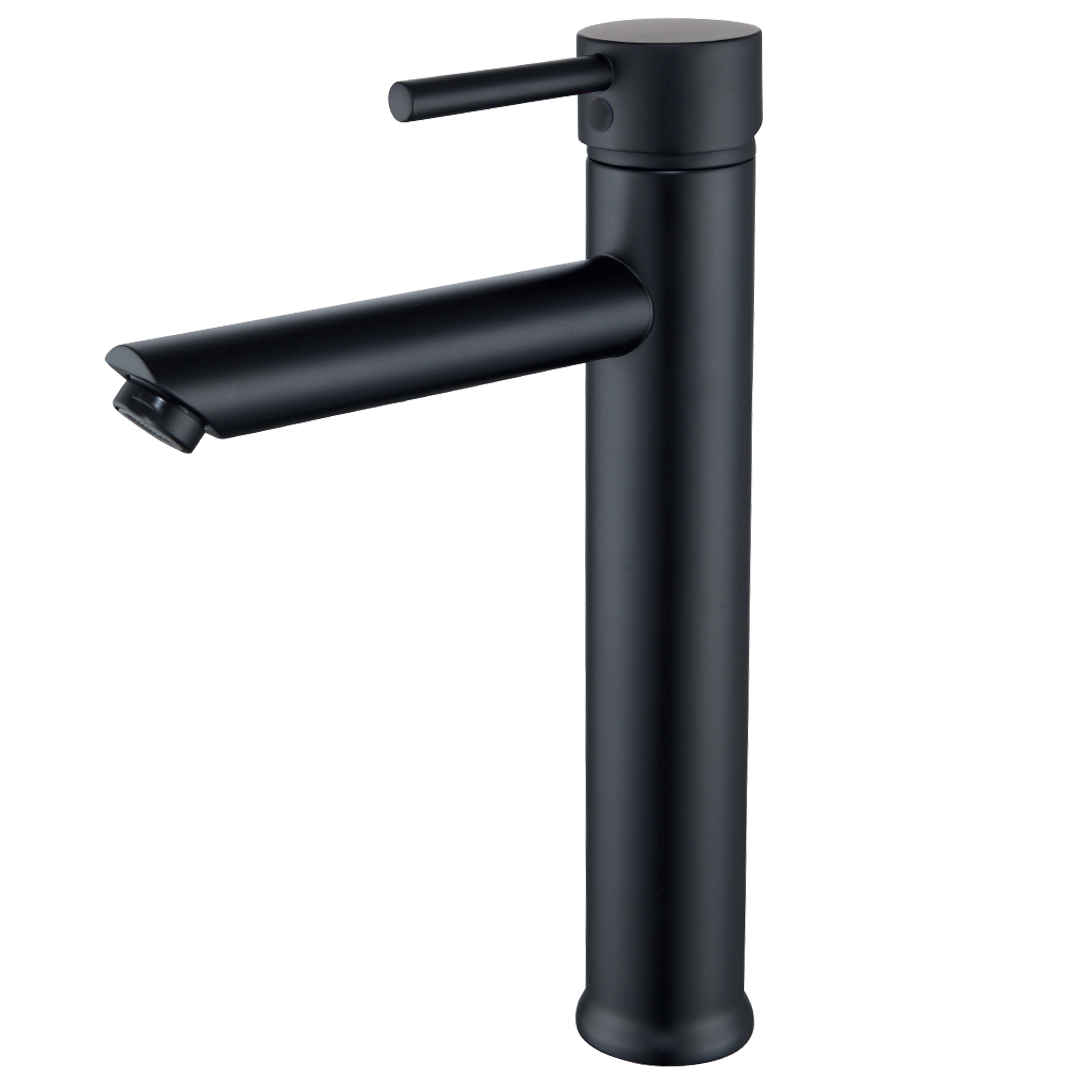 Deco mezclador lavabo alto negro