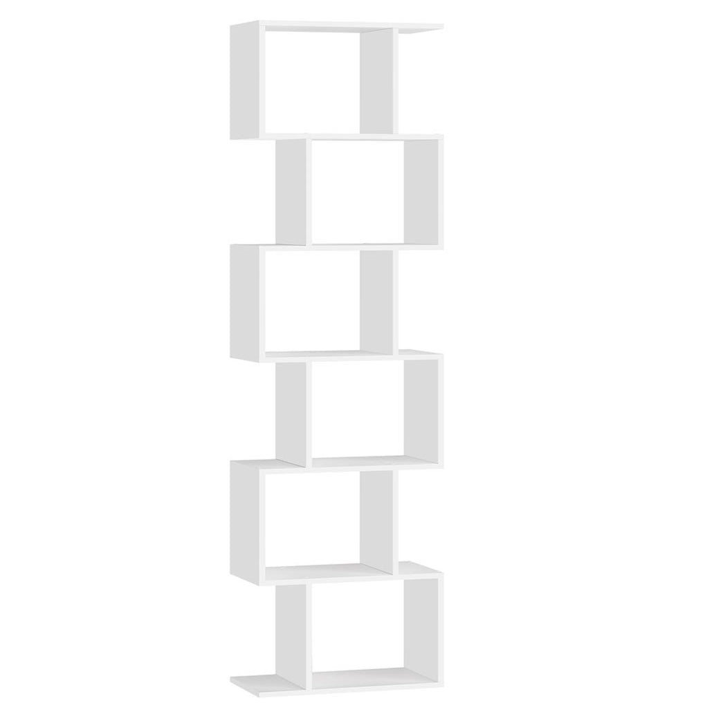 Estantería contemporánea de 6 niveles 24 x 40 x