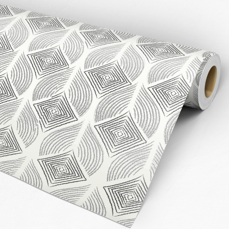 Papel pintado victoriano cola de sirena 60cm por 300cm