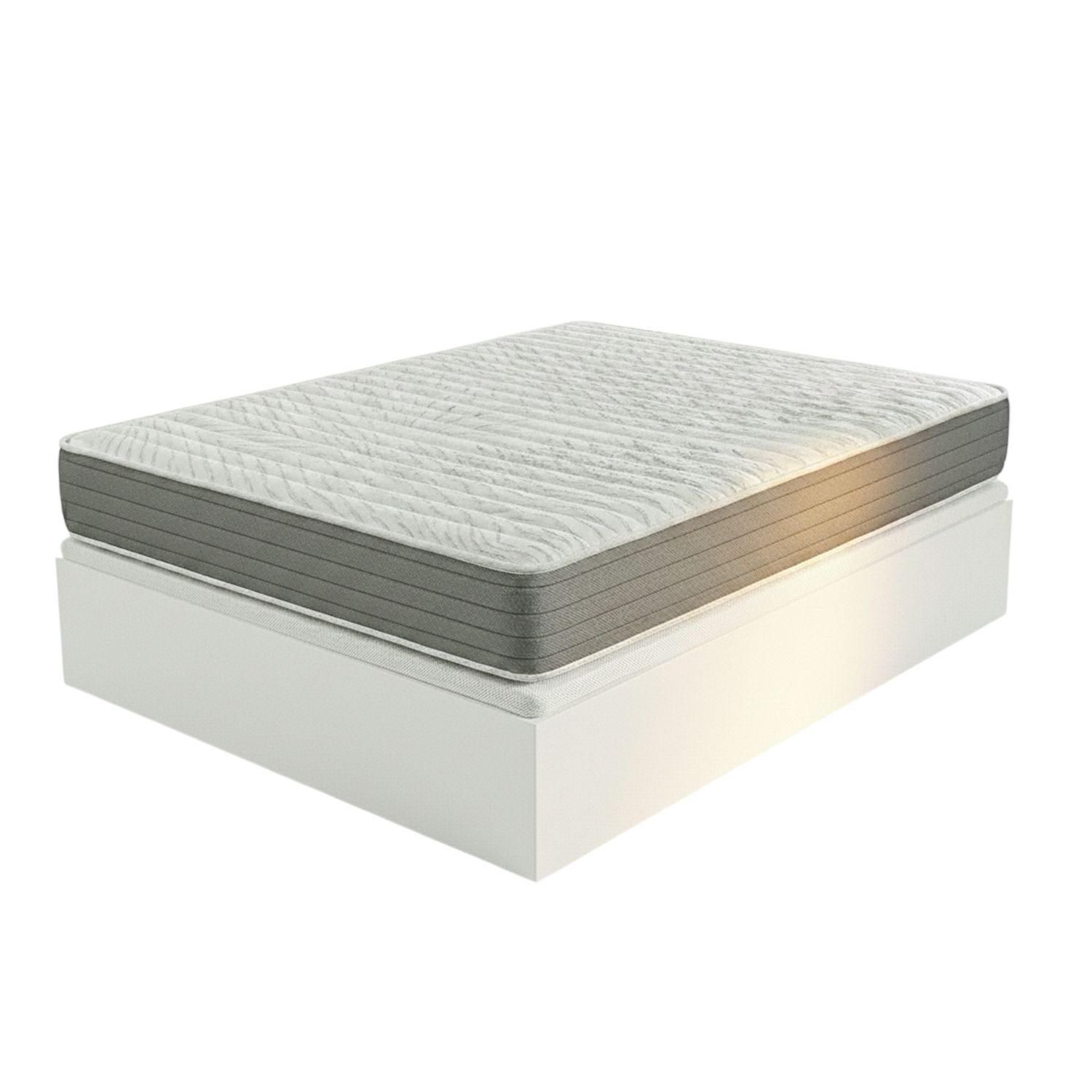 Colchón 90x190+canapé blanco royal sleep pocket low montaje incluido