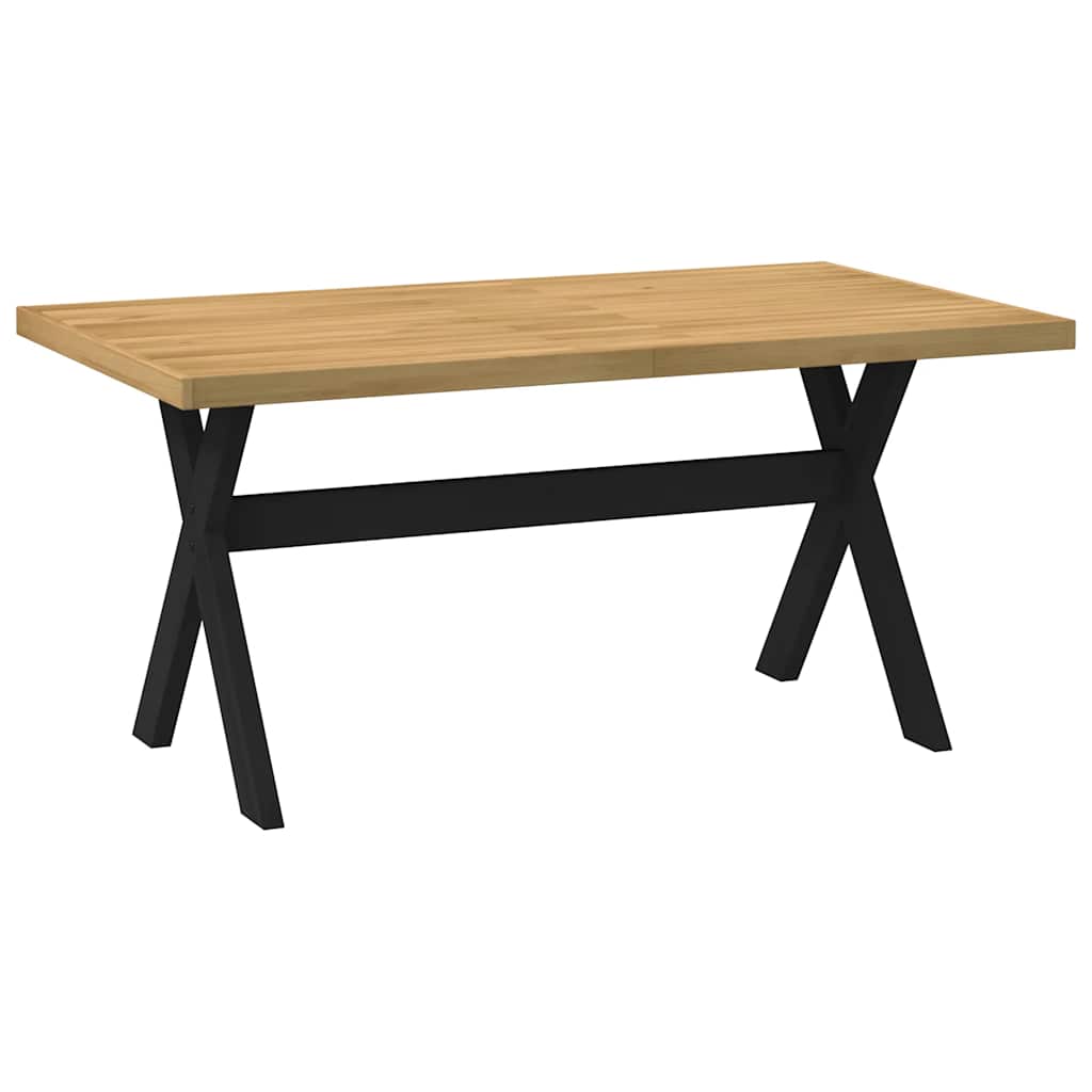 Mesa comedor noain patas forma x madera maciza pino 160x90x75cm oif754189