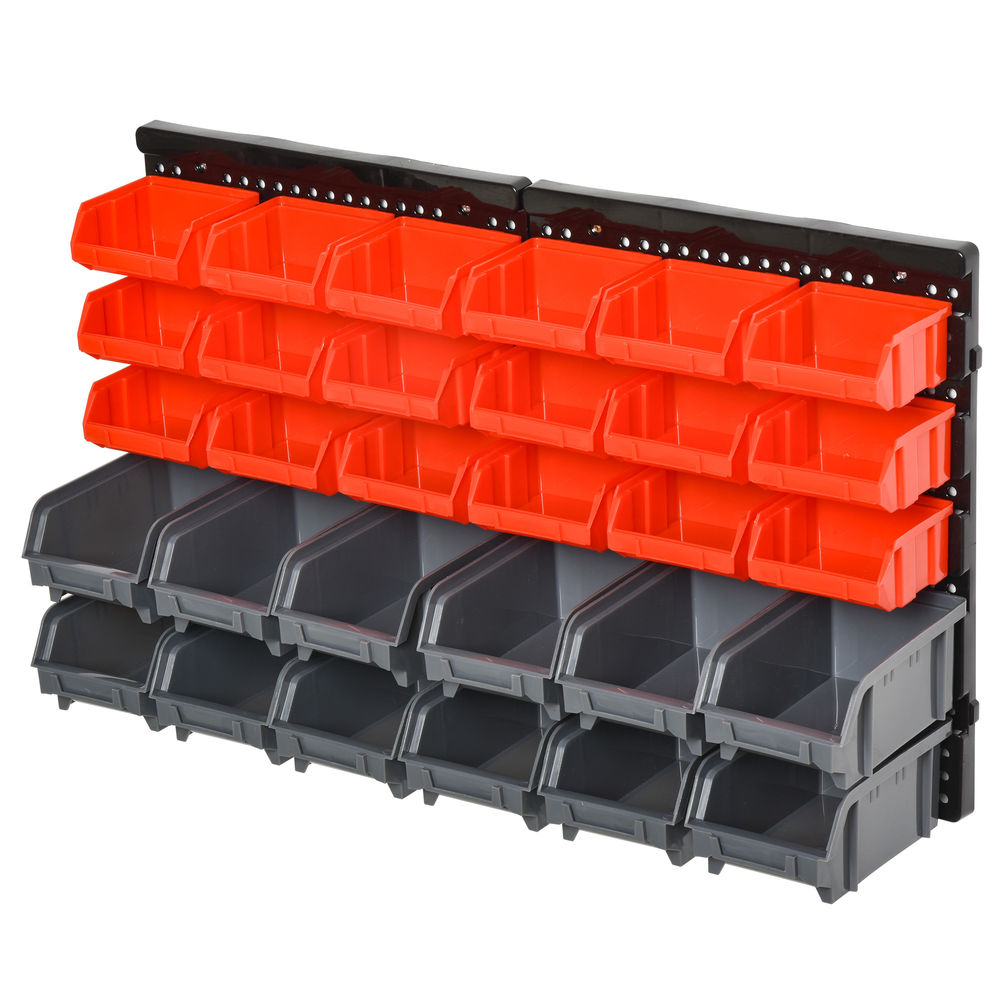 Estantería de 33 pieza 37.5x18x63 cm pp bicolor durhand
