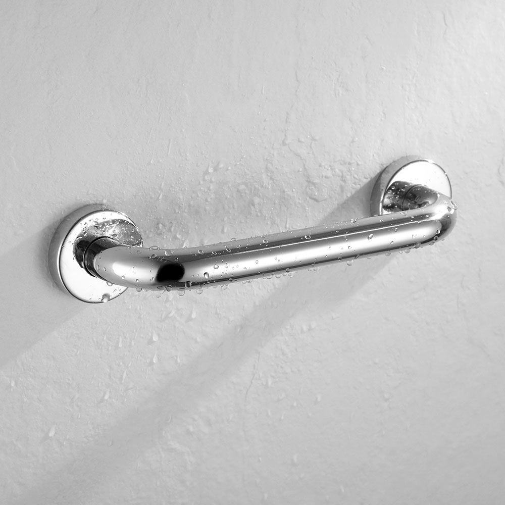 Kibath asa seguridad antideslizante de 40 cm cromo brillo de acero inox.