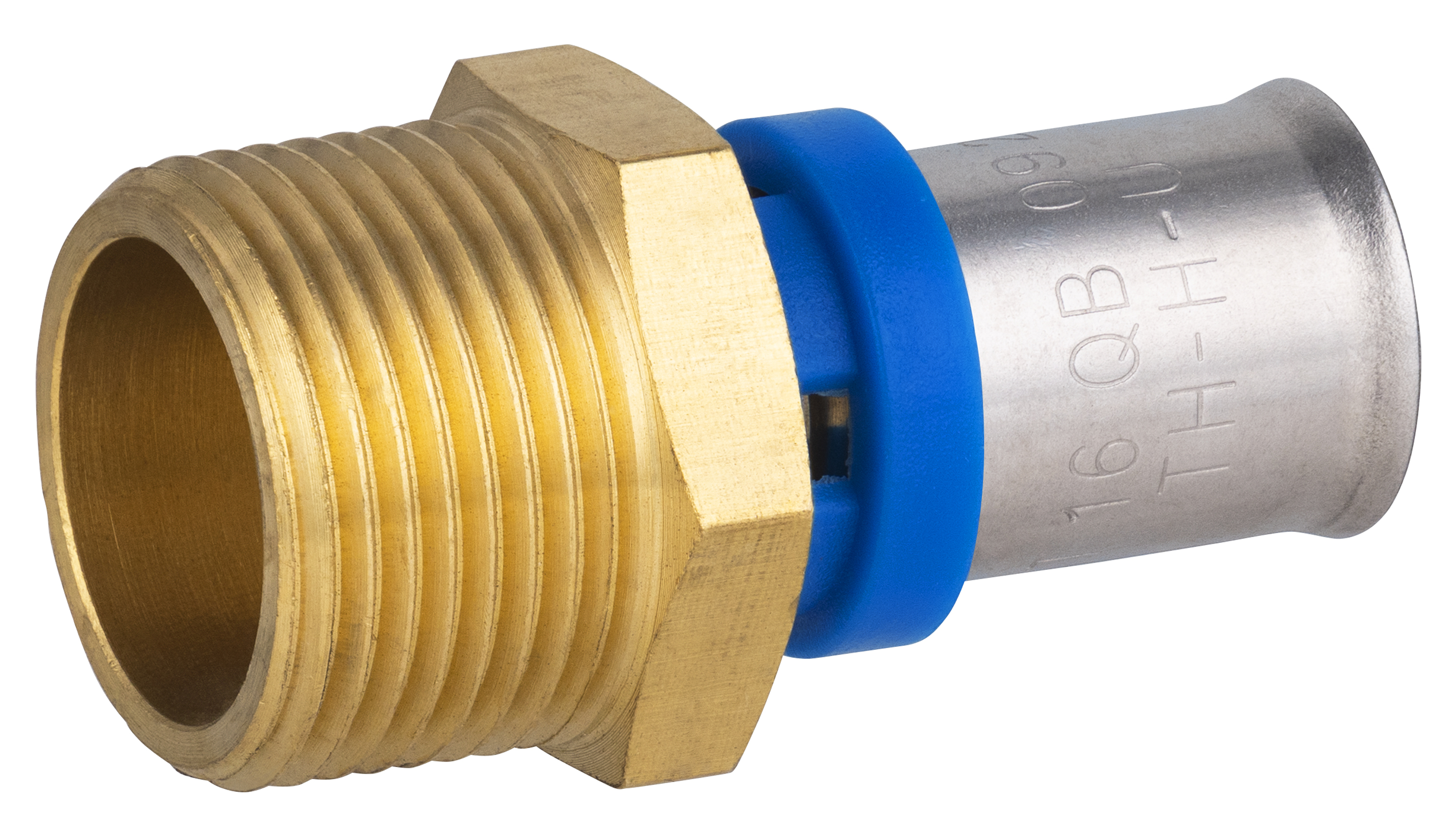 Racor multicapa a prensar multiperfiles ø16 - macho 3/4 '
